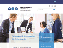 Tablet Screenshot of afa-anwalt.de